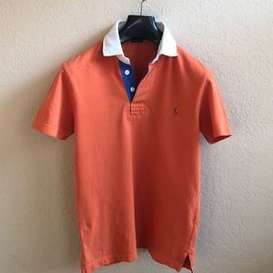 Polo by Ralph Lauren Custom Fit Colored Logo Polo T-shirt